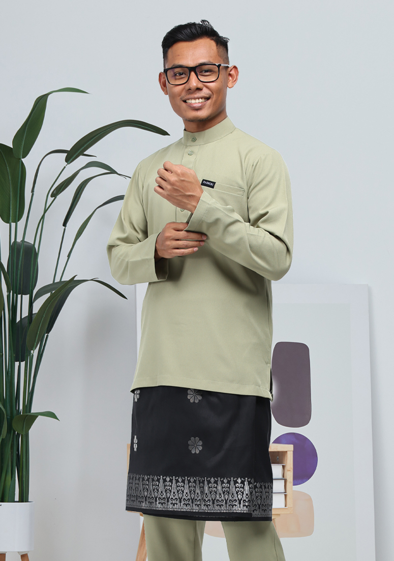 Baju Melayu Jebat - Green