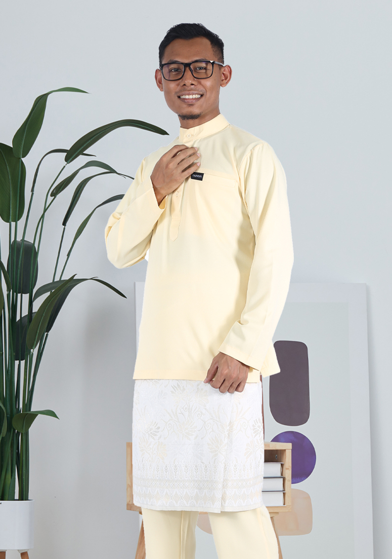 Baju Melayu Jebat - Yellow