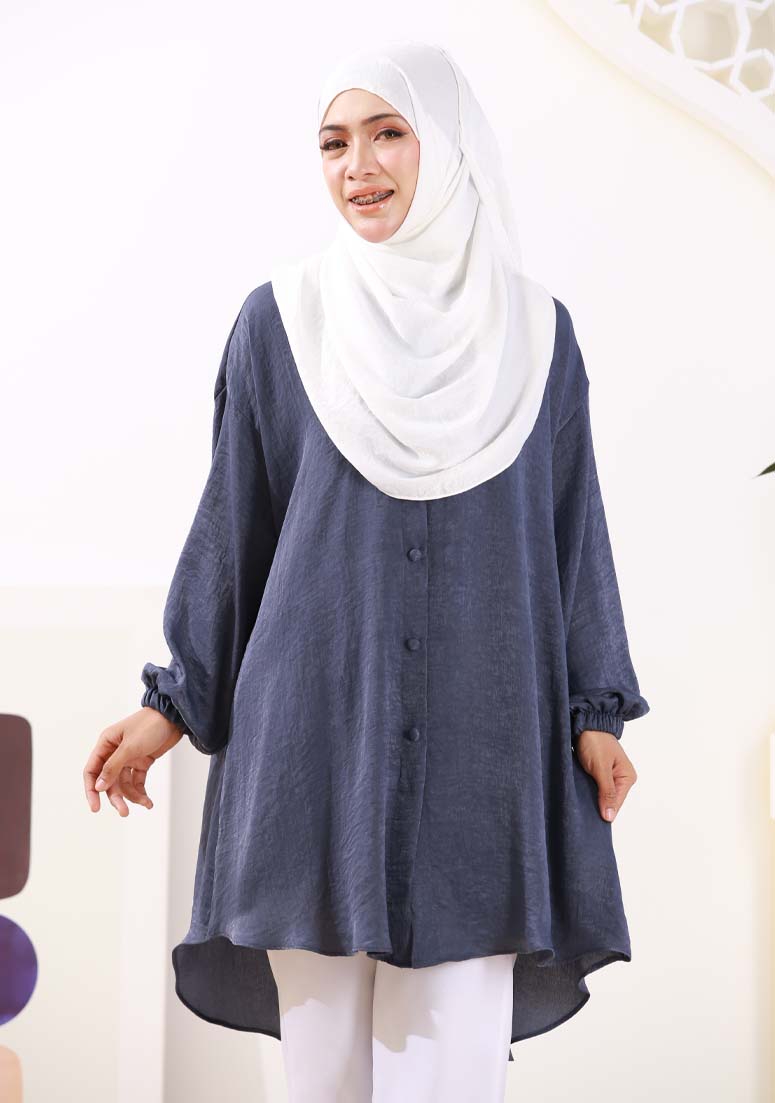 Blouse Kalila - Blue Grey