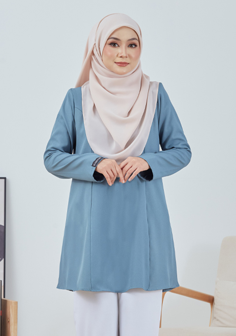 Blouse Mini Doll Labuh - Turkish Blue