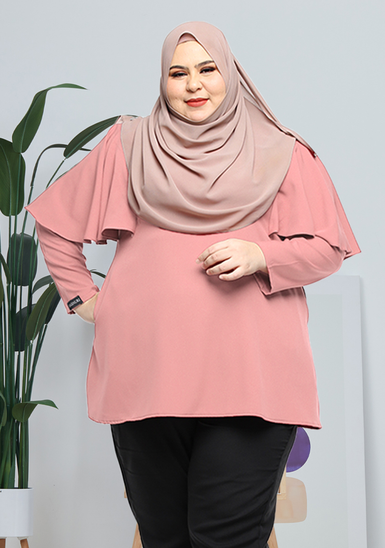 Blouse Yasmin Plus Size - French Rose