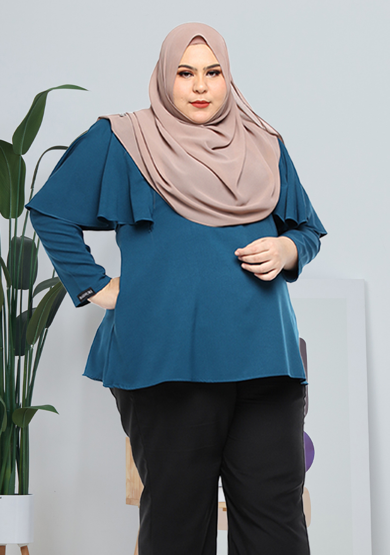 Blouse Yasmin Plus Size - Teal