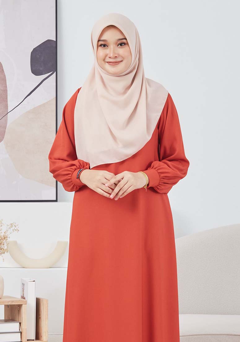 Dress Ammara - Dark Orange