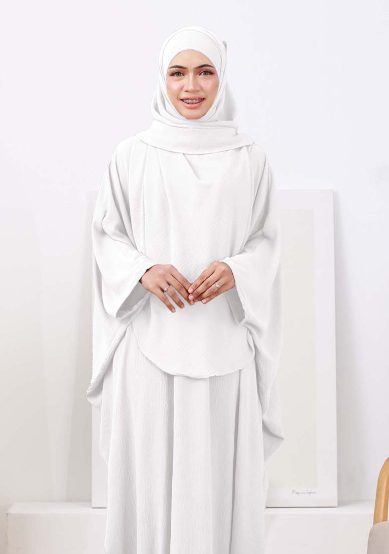 Abaya Hafiza - Off White