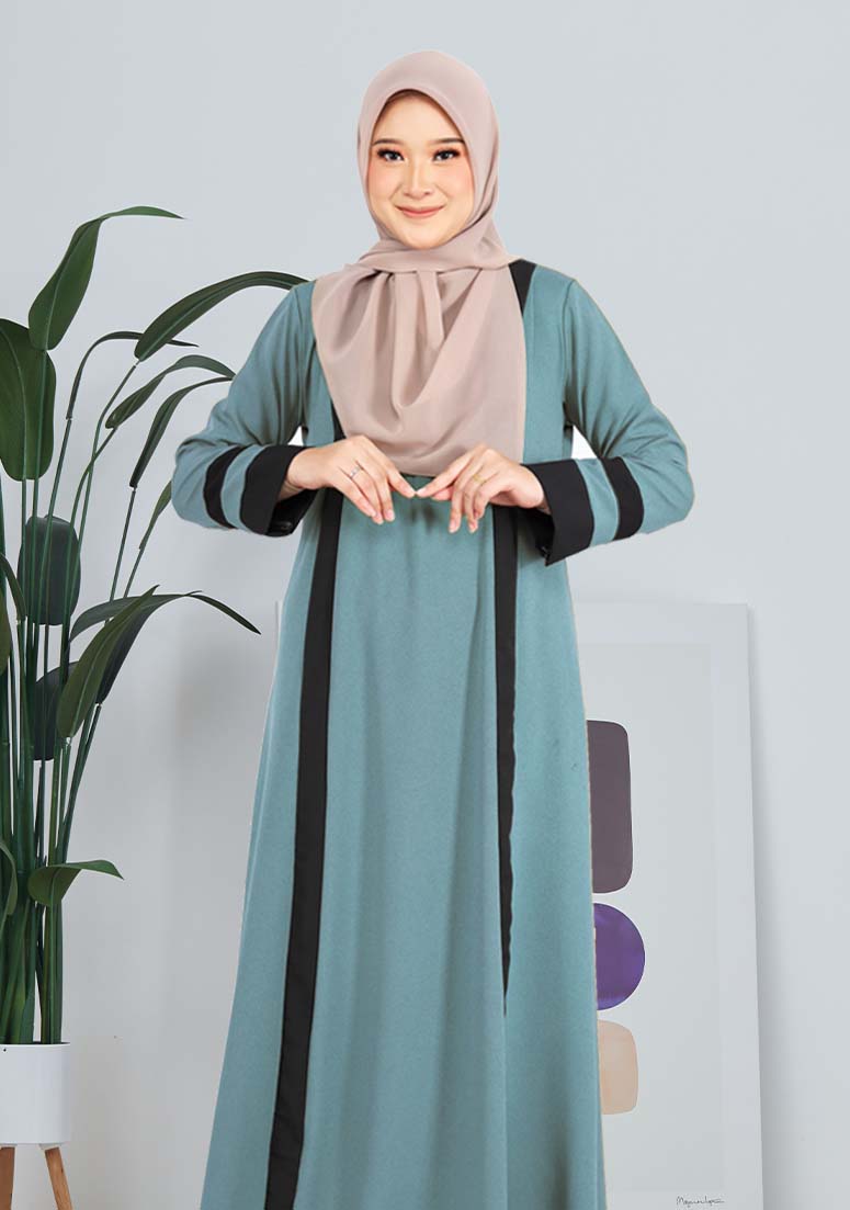 Jubah Hawa - Dusty Blue