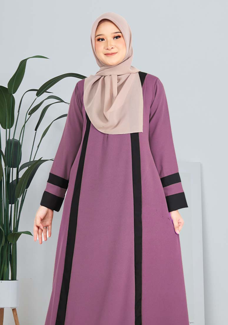 Jubah Hawa - Dusty Purple