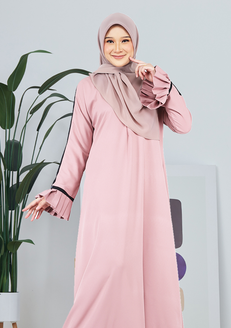 Jubah Janna - Ash Rose