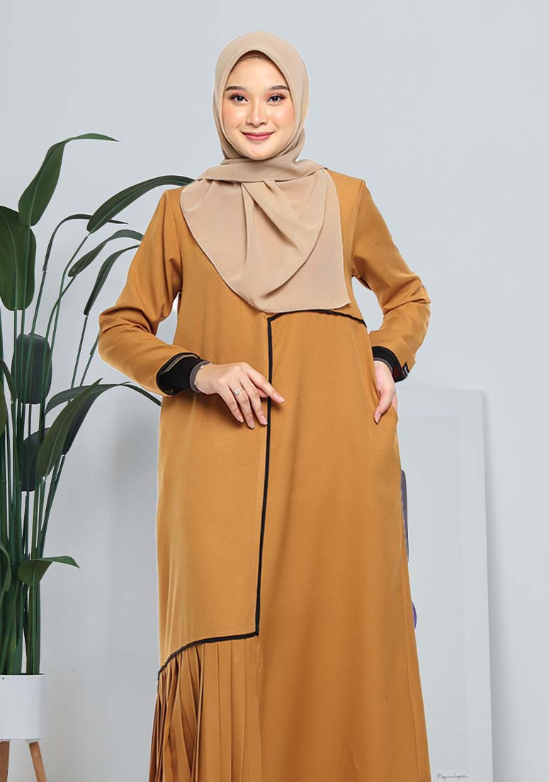 Jubah Zizie - Gold