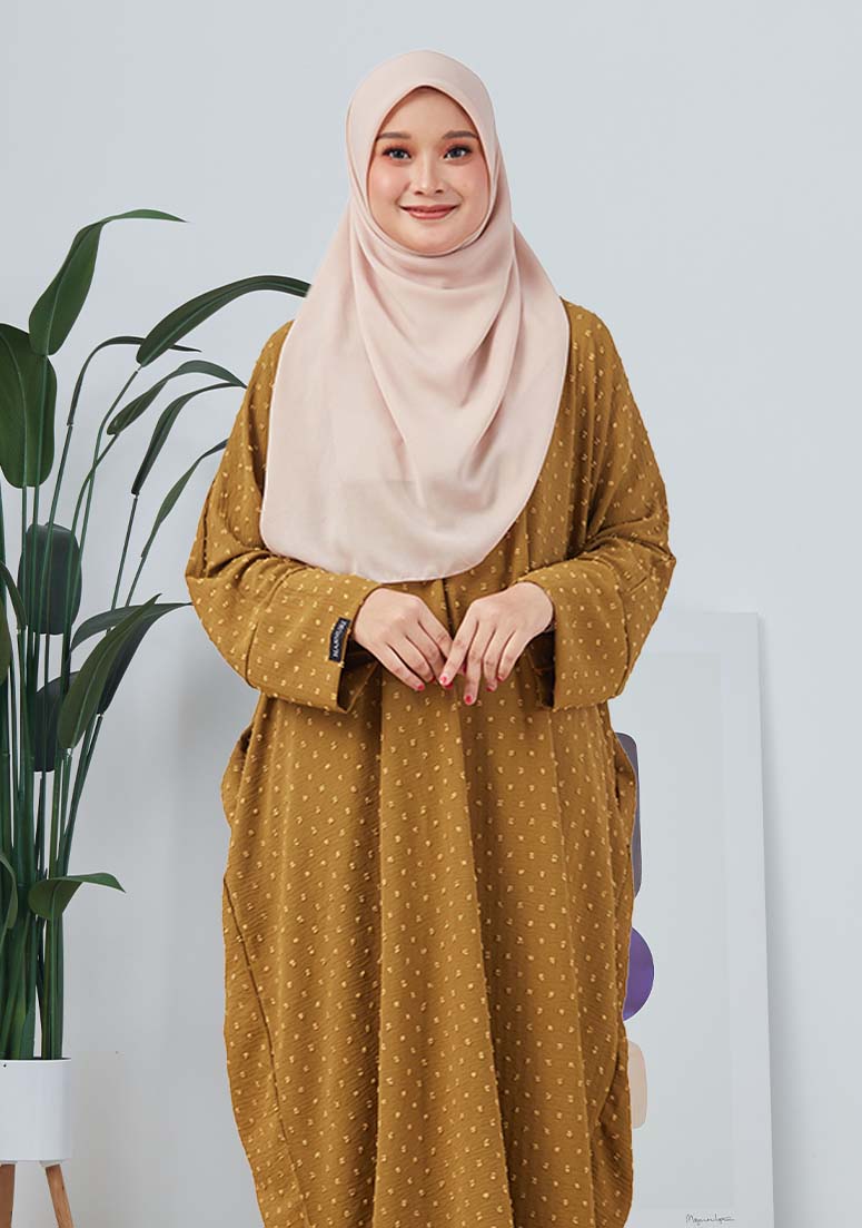 Kaftan Naina - Moss Yellow