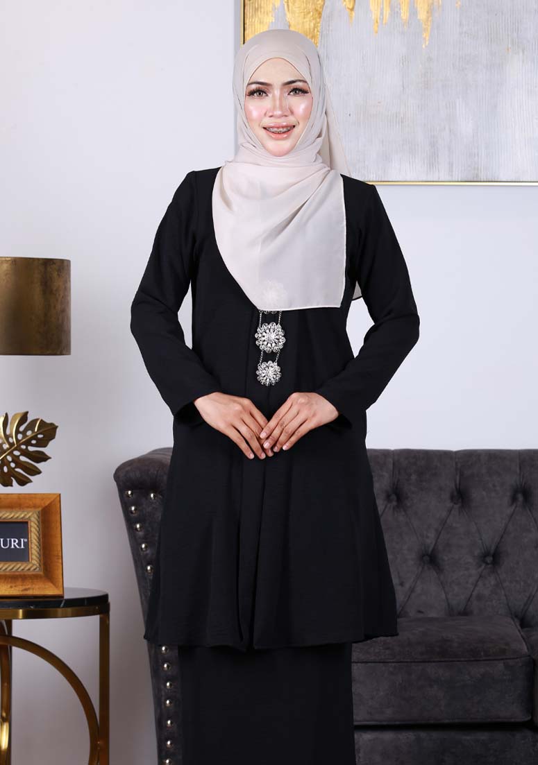 Kebaya Delima - Black