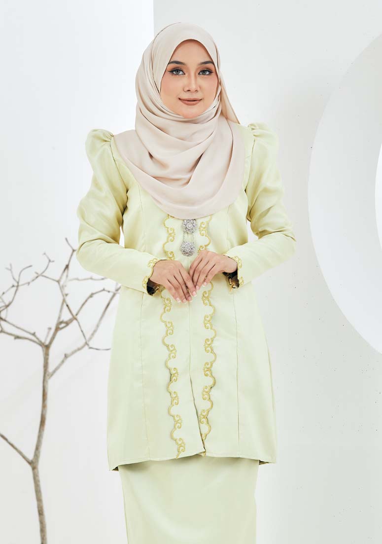 Kebaya Mahrani - Soft Yellow (NEW)