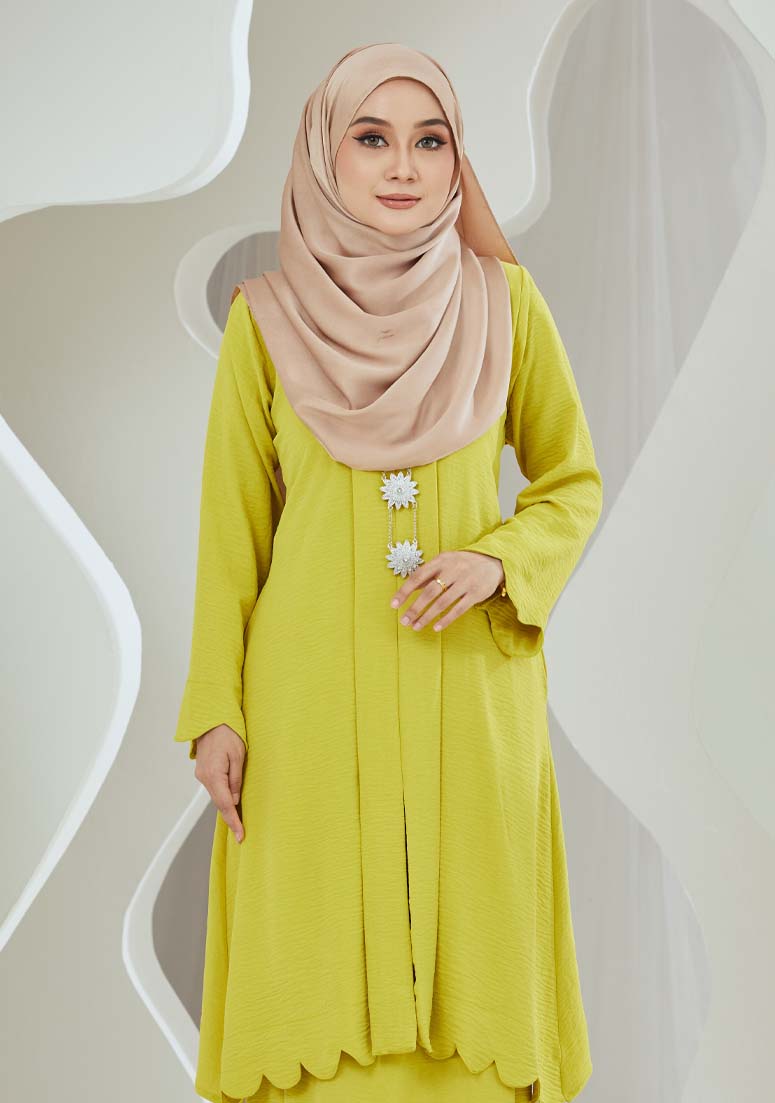 Kebaya Samihah - Lemon