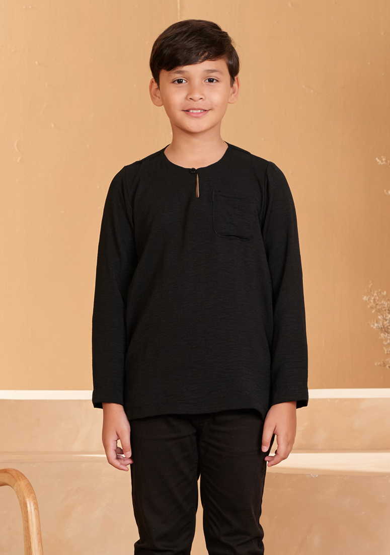 Kurta Aiman Kids - Black