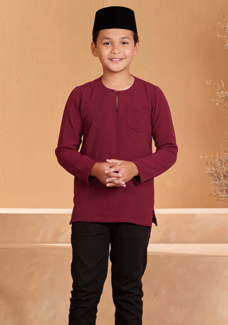 Kurta Aiman Kids - Plum