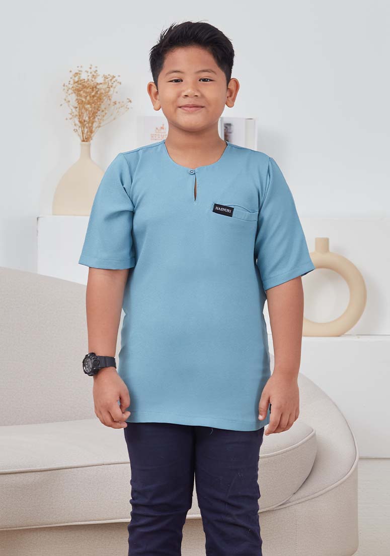 Kurta Malique Kids - Dusty Blue