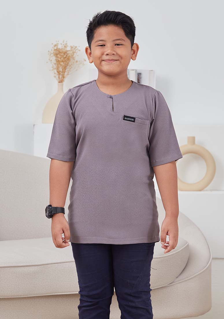 Kurta Malique Kids - Grey