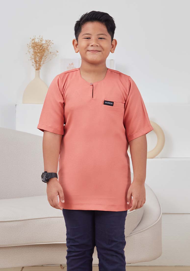 Kurta Malique Kids - Peach
