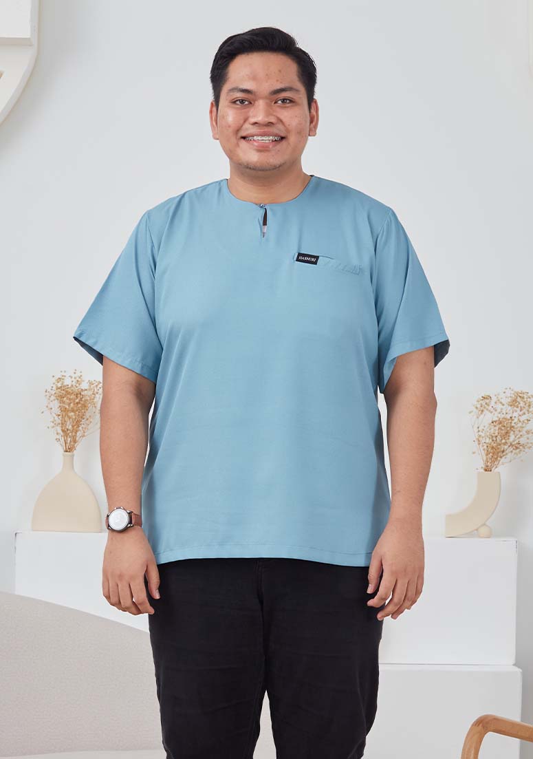 Kurta Malique Plus Size - Dusty Blue