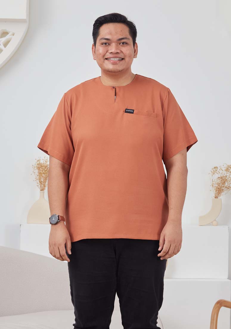 Kurta Malique Plus Size - Golden Brown