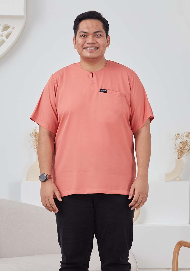 Kurta Malique Plus Size - Peach