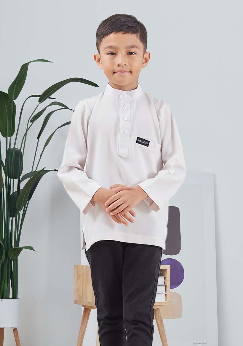 Kurta Wafiy Kids - White