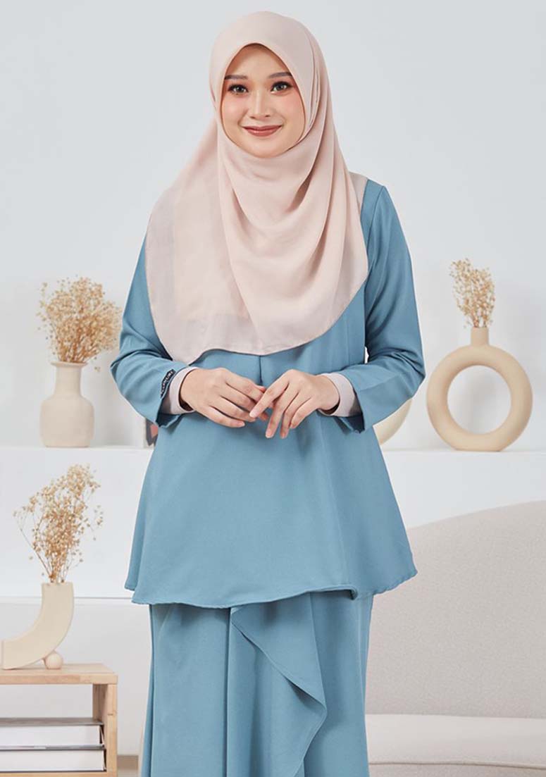 Kurung Adeeva - Dusty Blue