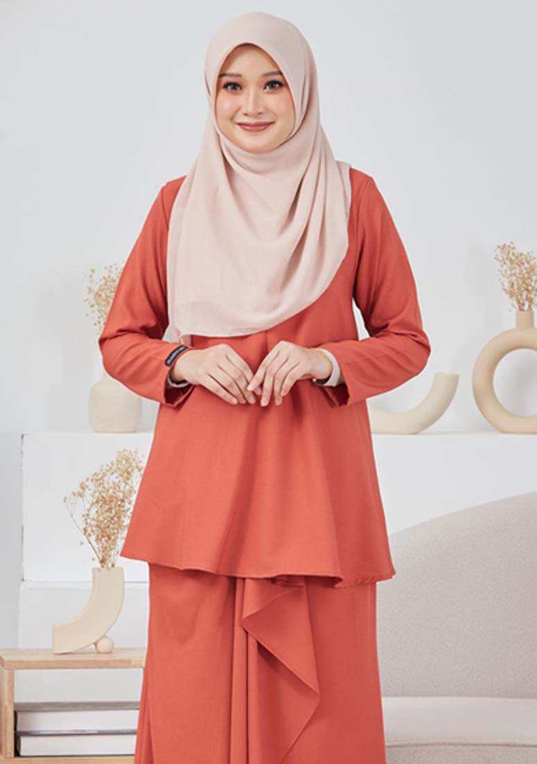 Kurung Adeeva - Dusty Orange