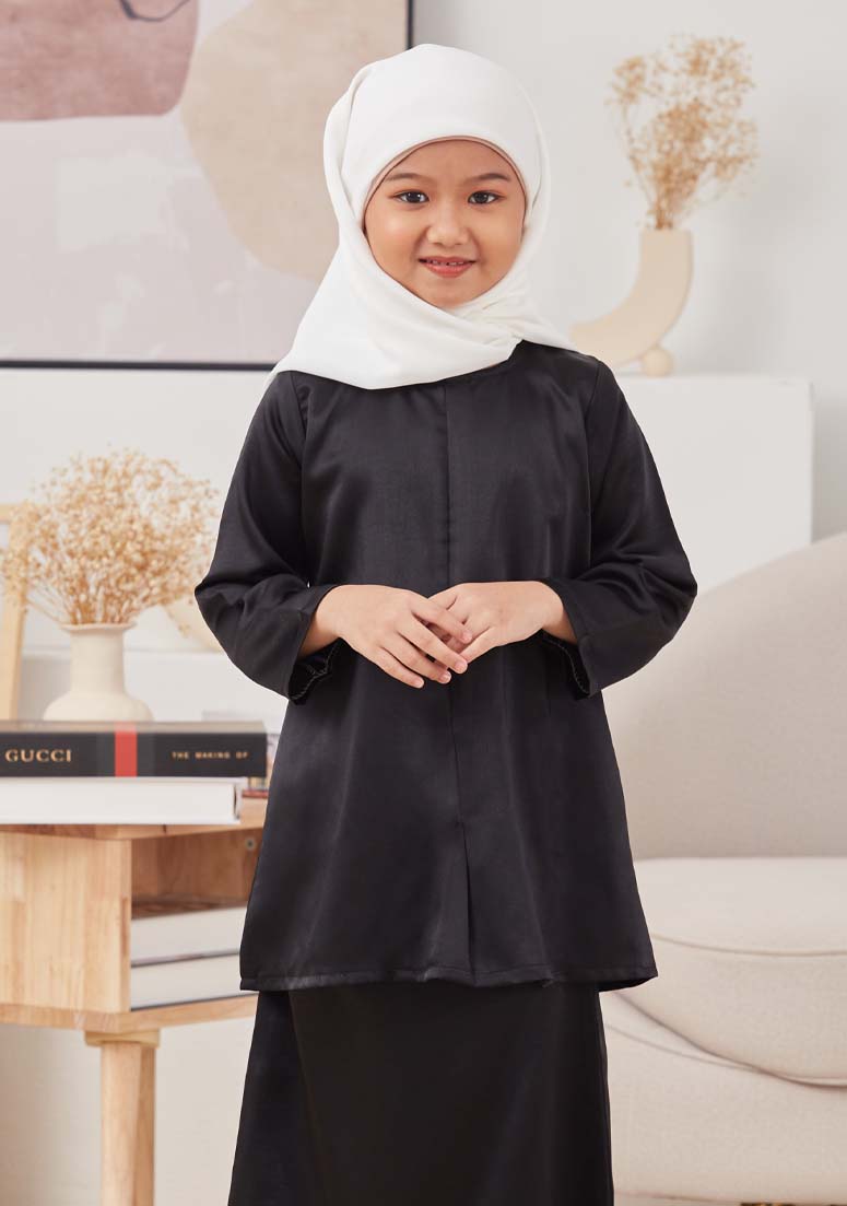Kurung Adleena Kids - Black