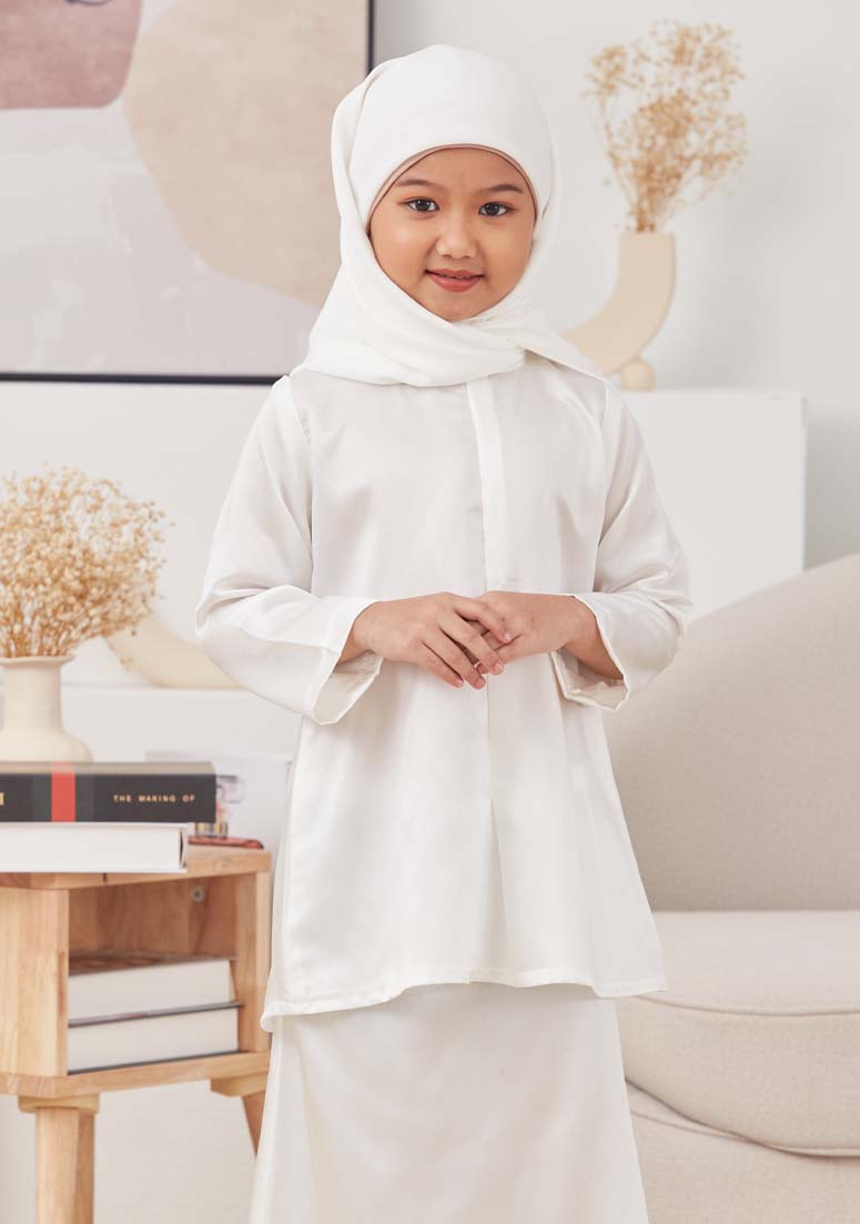 Kurung Adleena Kids - Off White