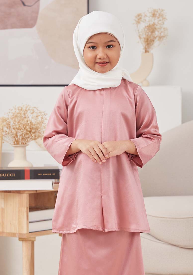 Kurung Adleena Kids - Pink