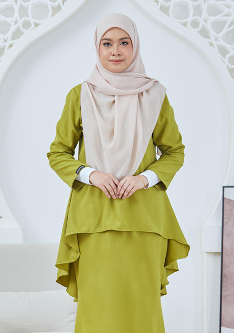 Baju kurung discount mint green online