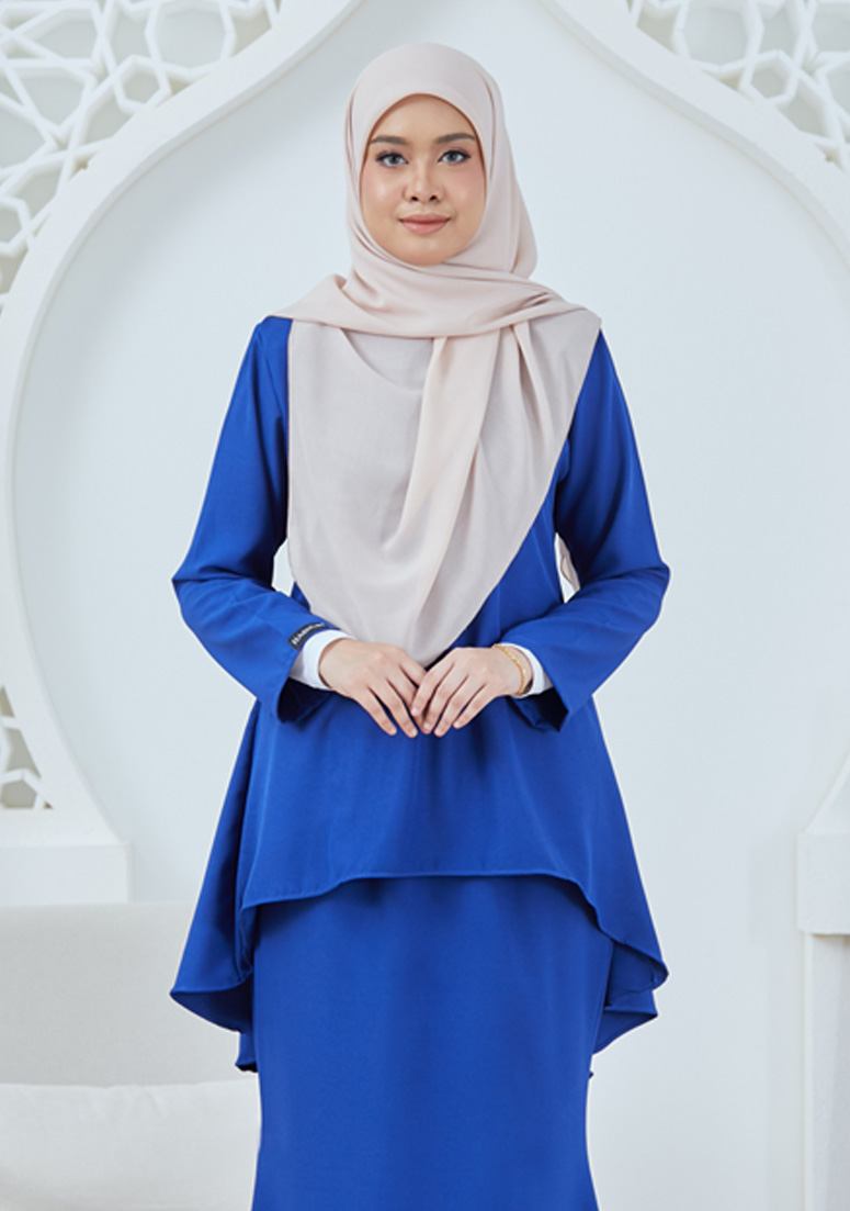 Kurung Adwa - Royal Blue