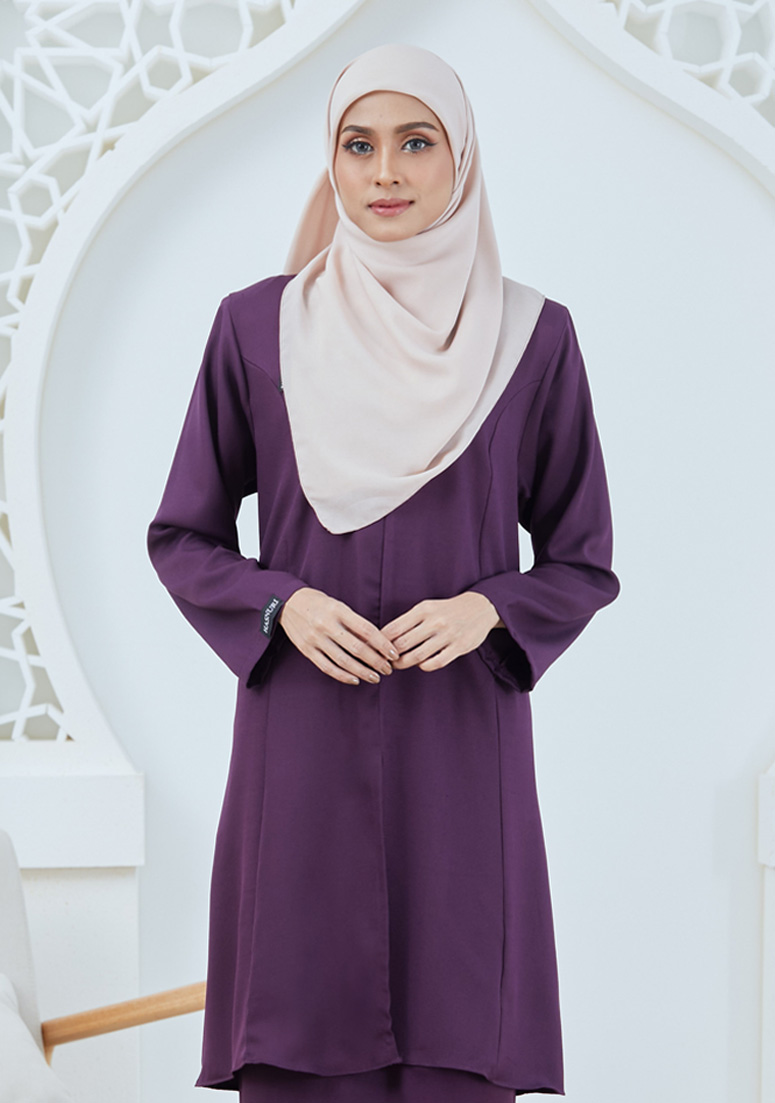Kurung Afwa - Purple