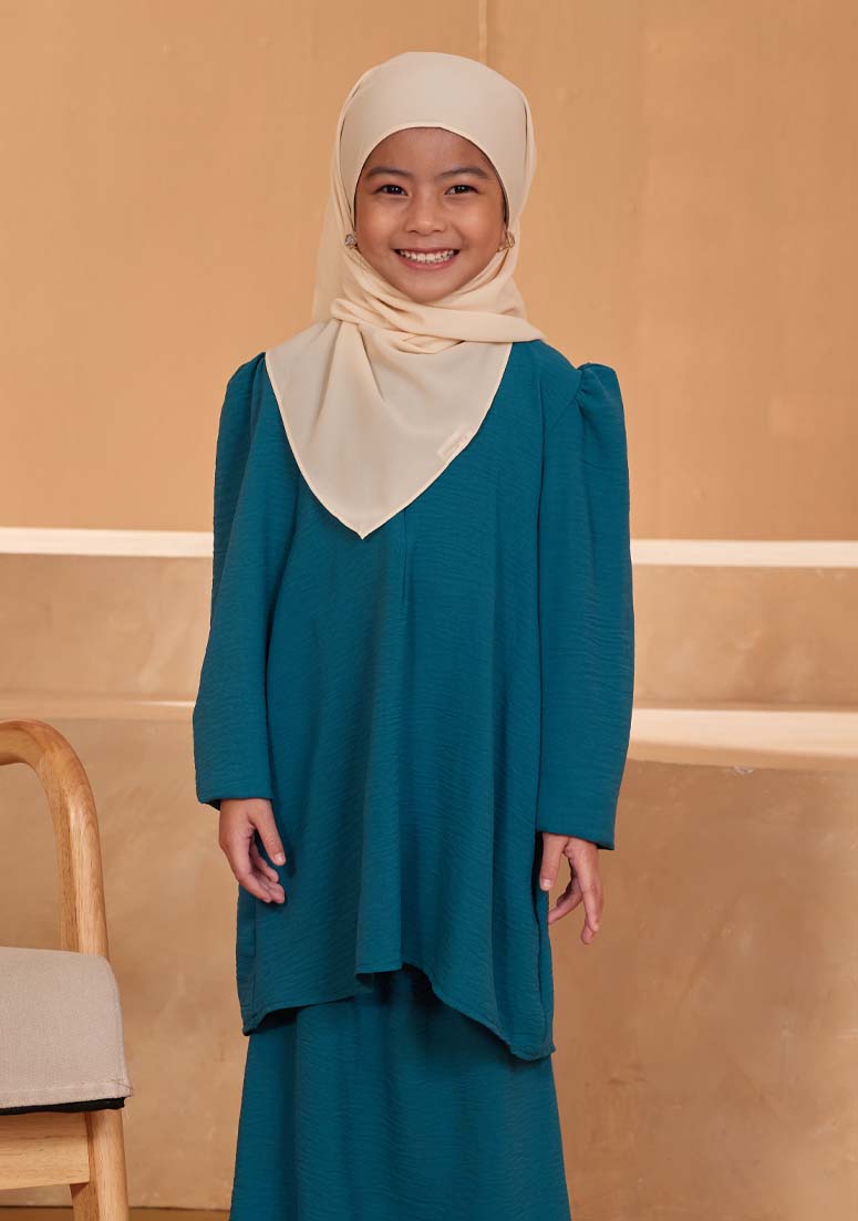 Kurung Ainul Kids - Turquoise