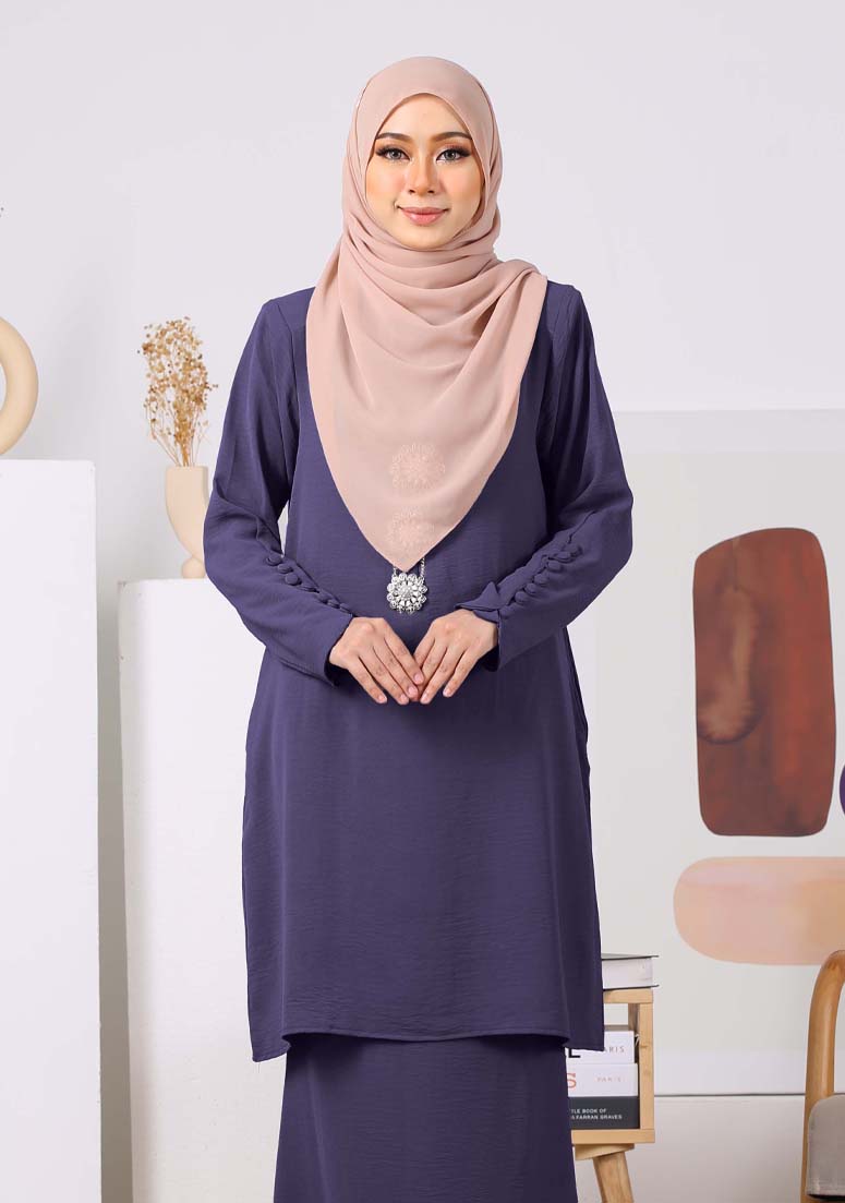 Kurung Airis - Blueberry