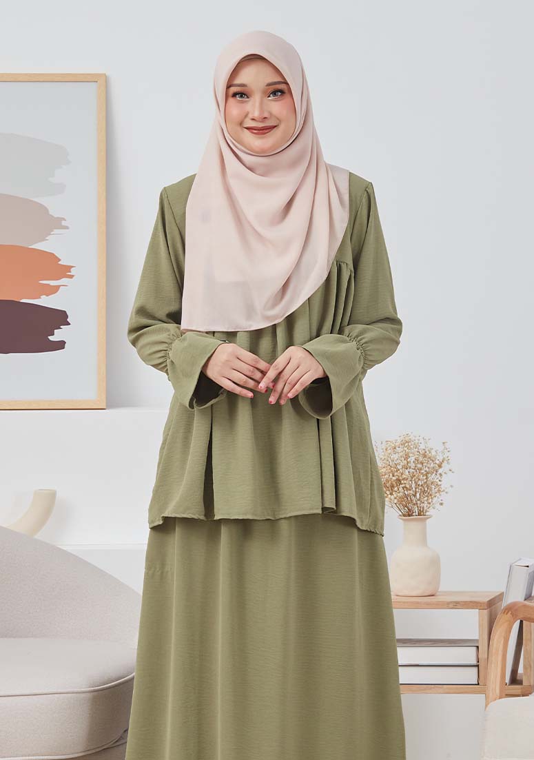 Kurung Alanna - Matcha Green
