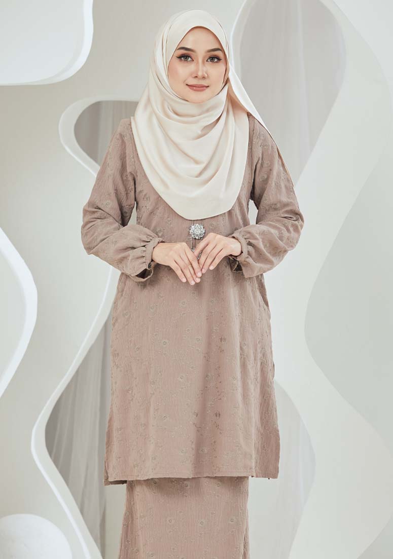 Kurung Anees - Light Coco
