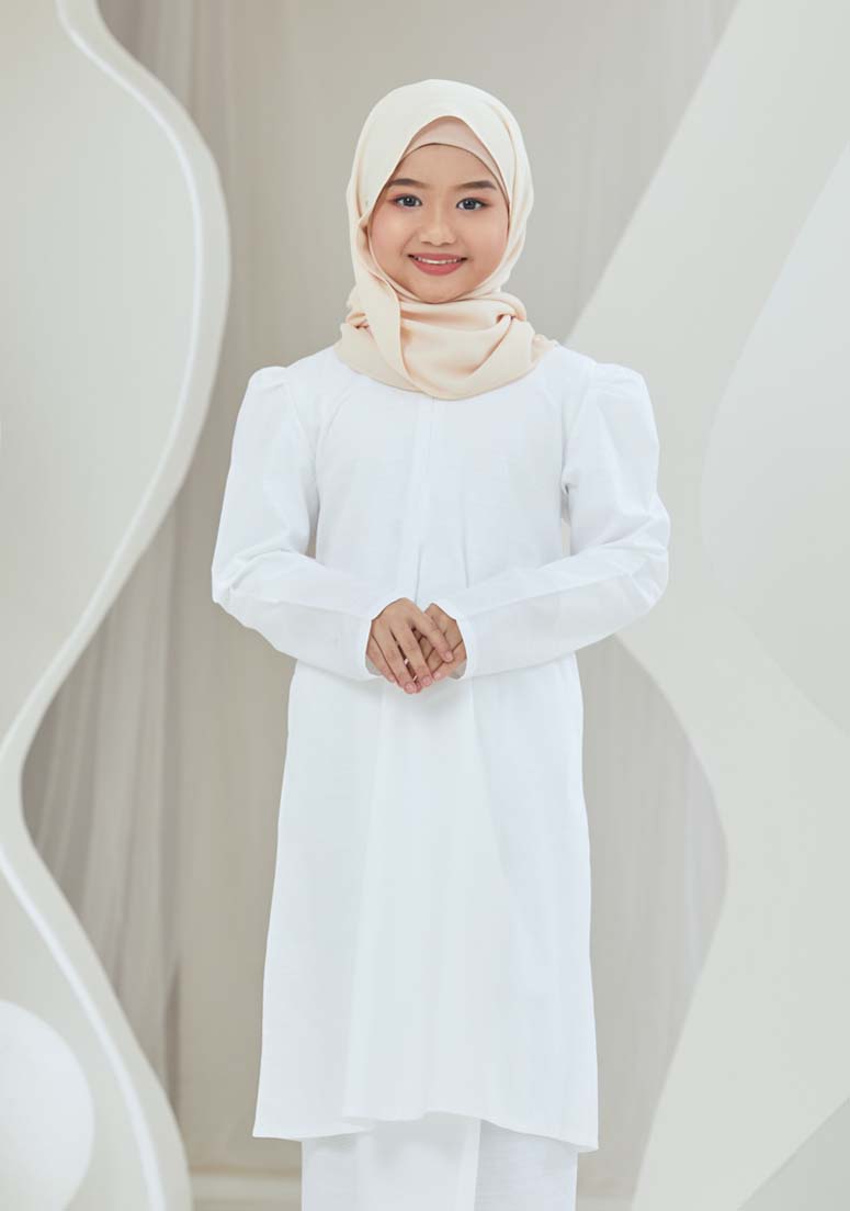 Kurung Anita Kids - Off White