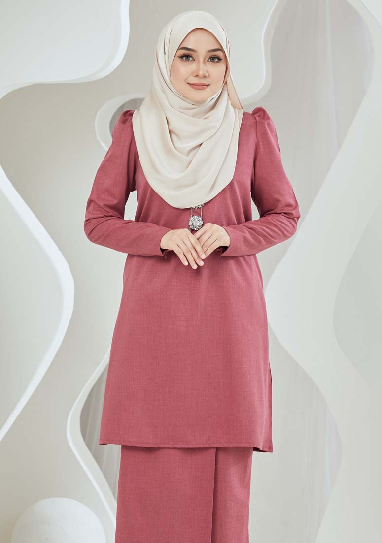 Kurung Anita - Dusty Maroon