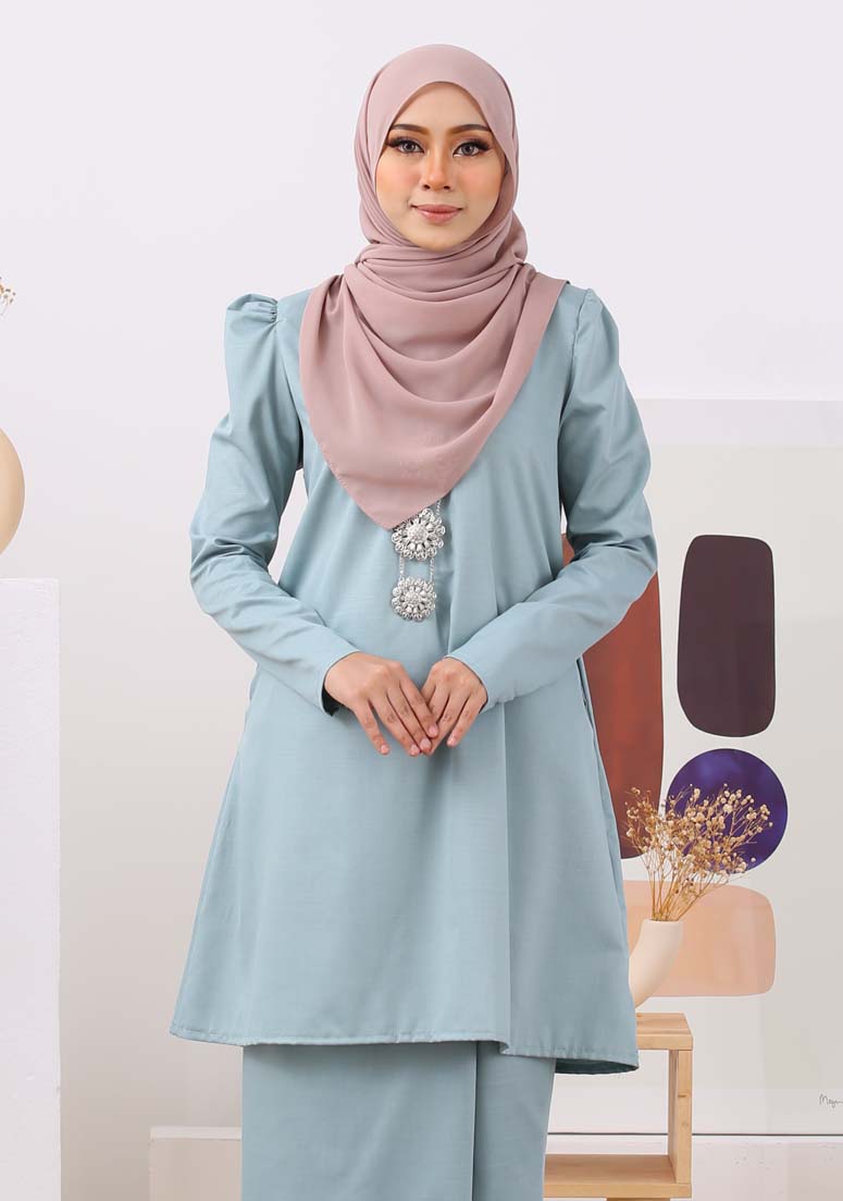 Kurung Anita - Mint Green