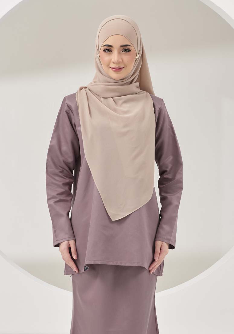 Kurung Atifa - Ash Grey