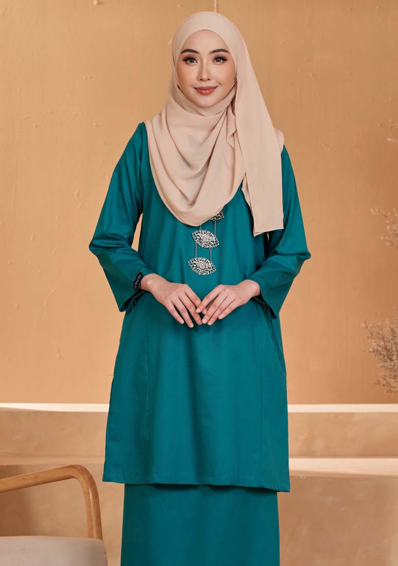 Kurung Azizah - Turquoise