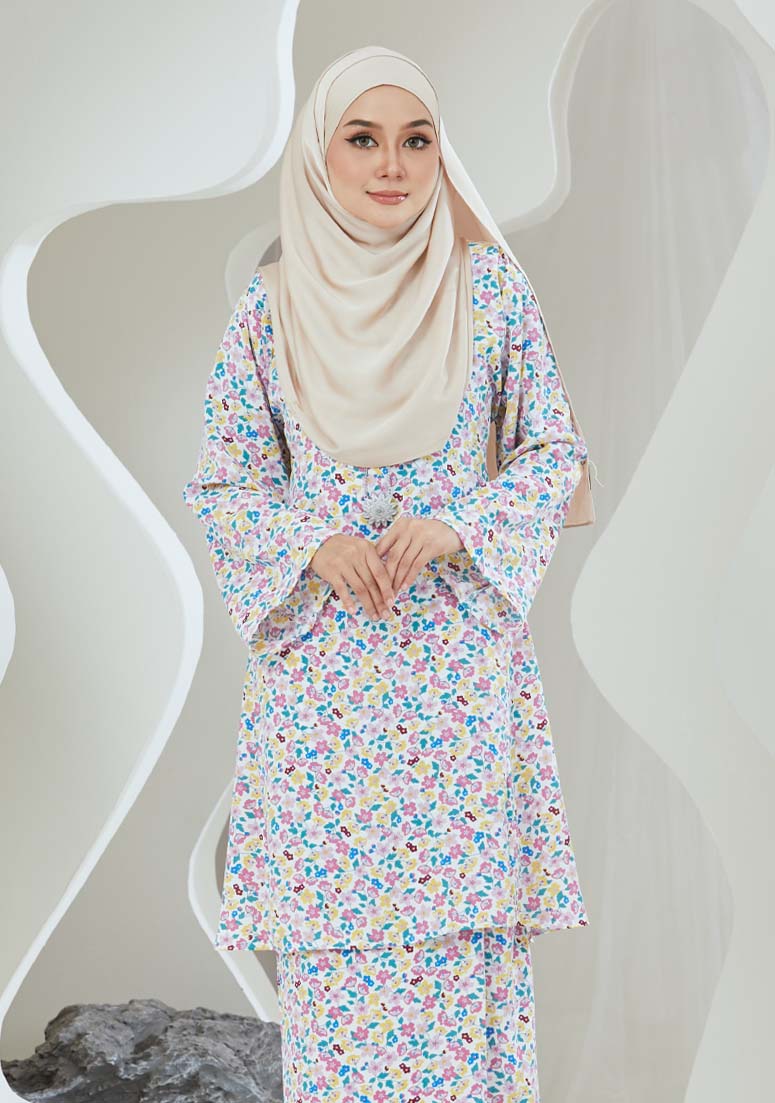 Kurung Cik Daisy - Pink