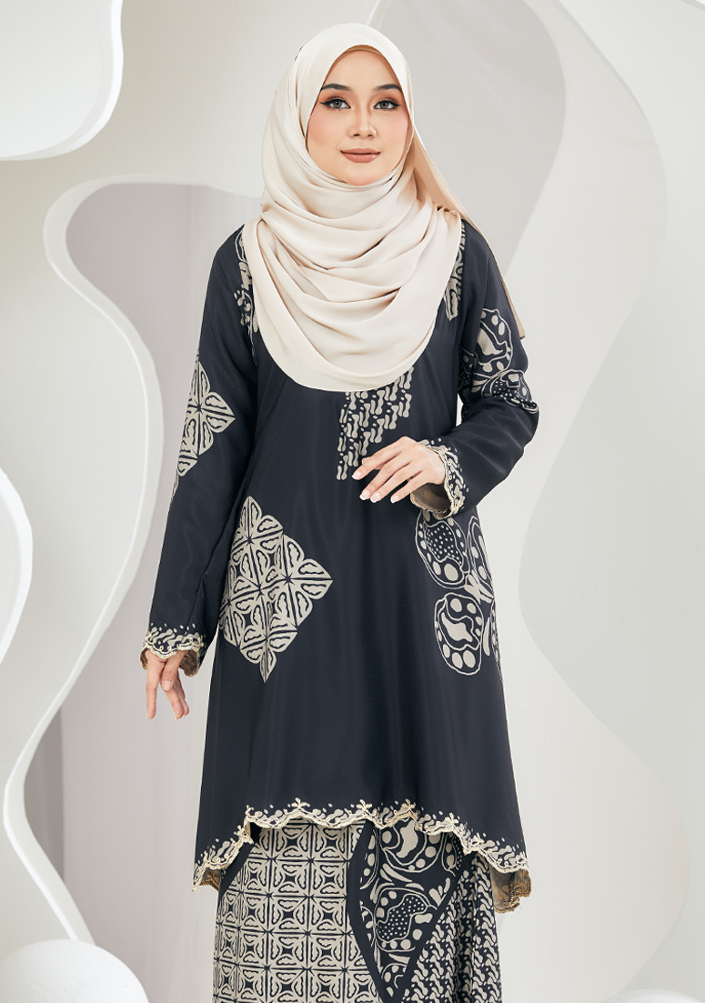 Kurung Cik Manis - Black