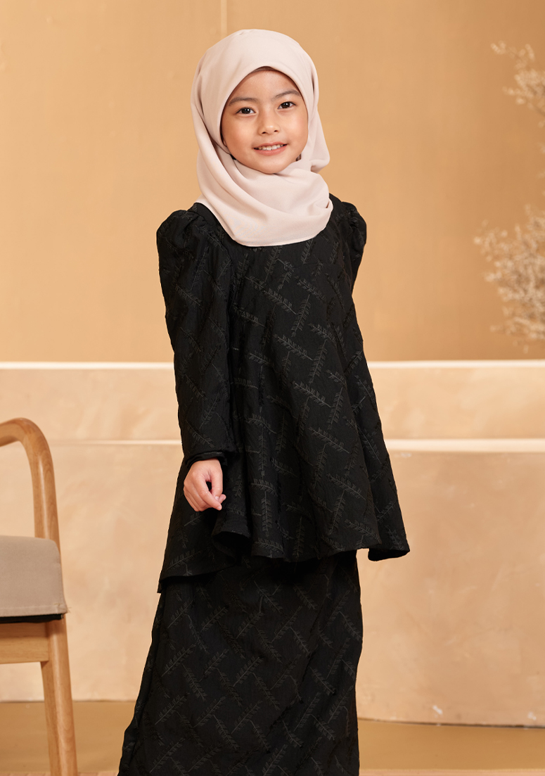 Kurung Daryna Kids - Black