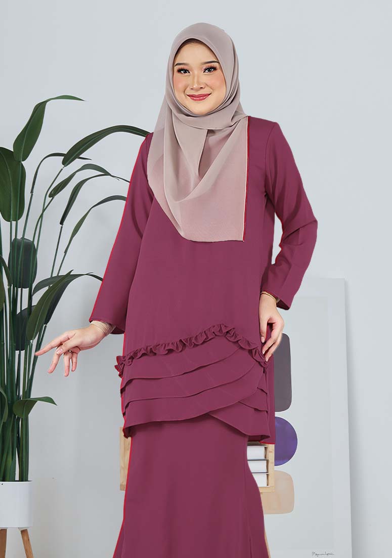 Kurung Delisha - Rosewood