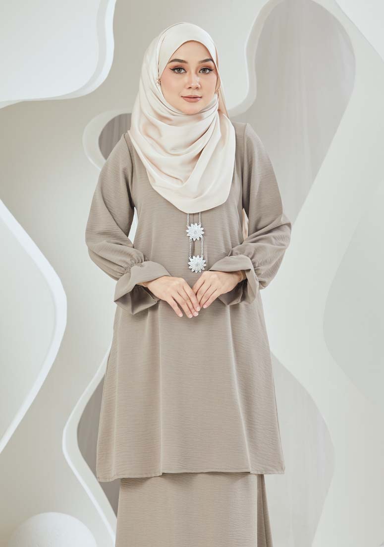 Kurung Faqiha - Grey