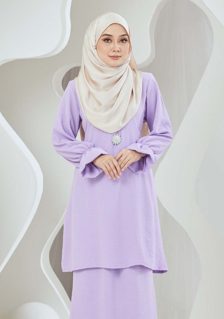 Kurung Faqiha - Lilac Purple