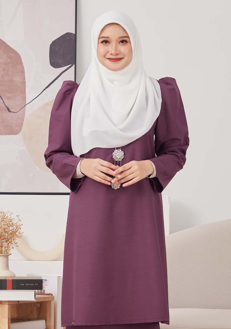 Kurung Hayla - Purple