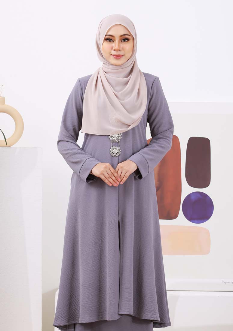 Kurung Ilyana - Grey
